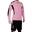 Băiat Fotbal Kit Portiere Traspirant Manici Lungi Si Pantaloni Roz-Negru
