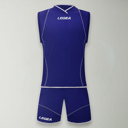 Kit calcio da allenamento azzurro-bianco 2/4