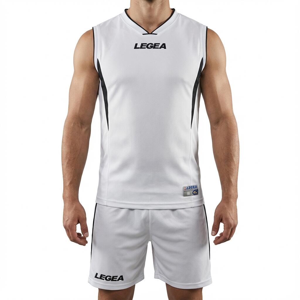 Men's Football Training Kit Black-White Detroit