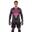 Kit portiere fotbal 100% poliester gri inchis-fucsia Allianz