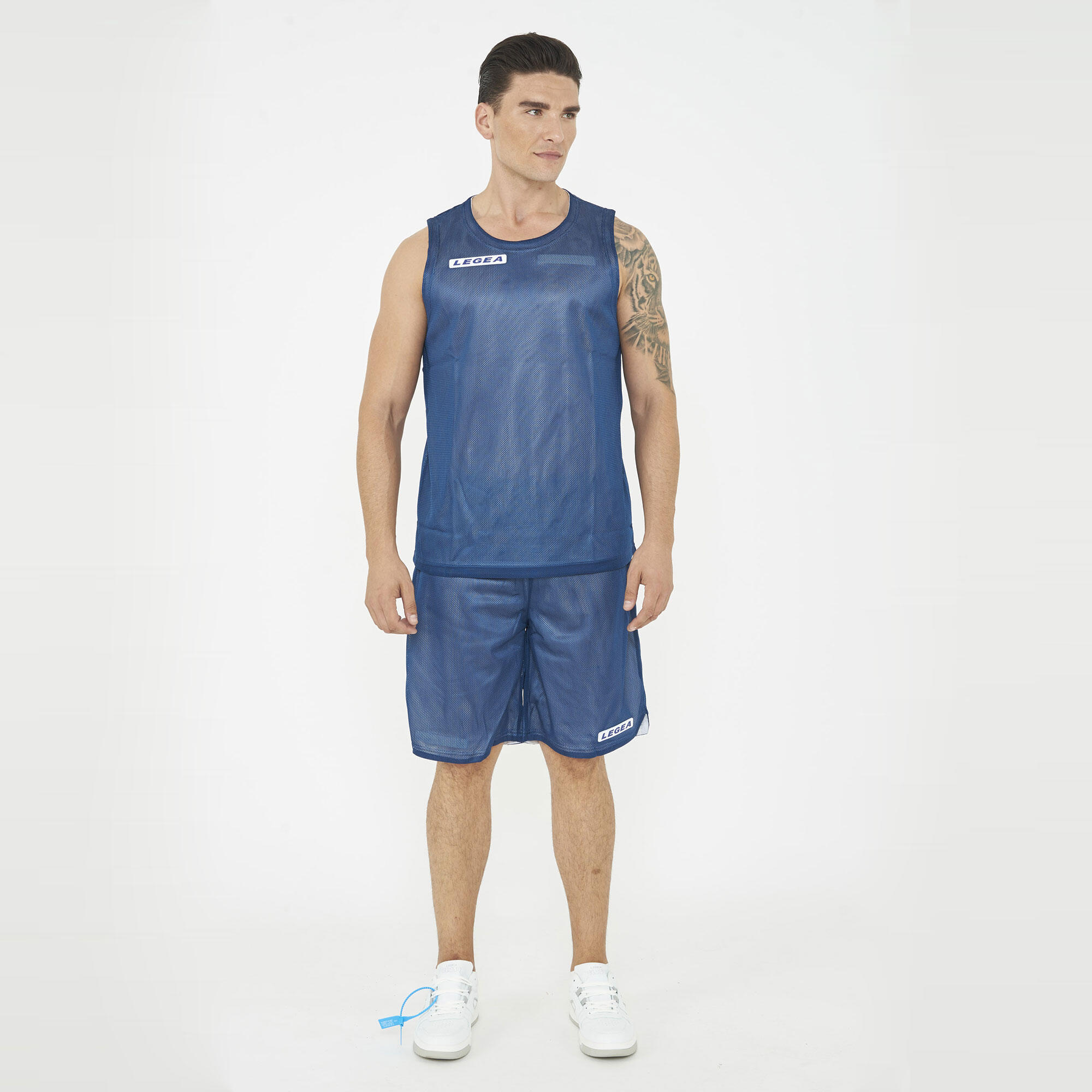Băieți Fotbal Completo antrenament KIT DOUBLE albastru-alb