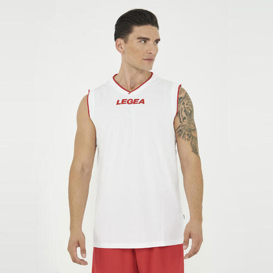 Kit de football d'entraînement homme blanc-rouge