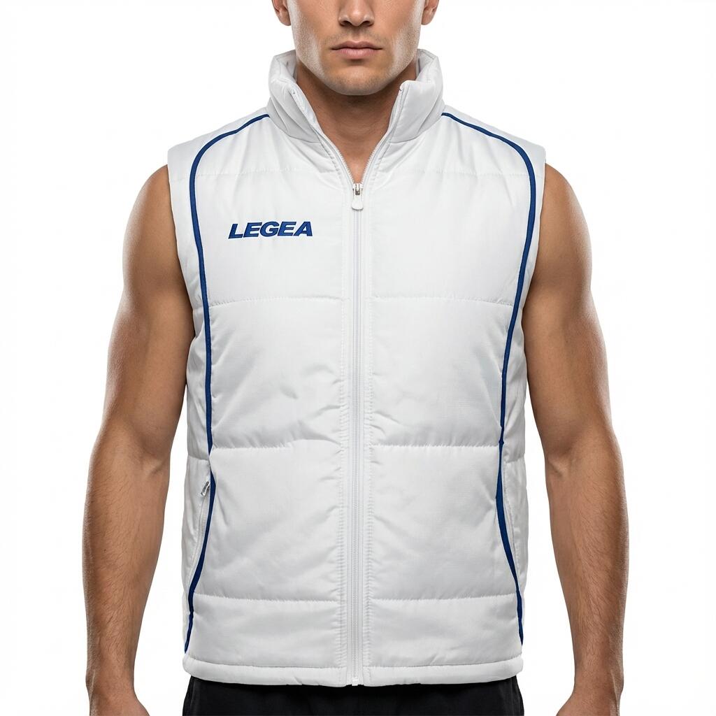 Men's Windproof Running Gilet Storm White-Blue