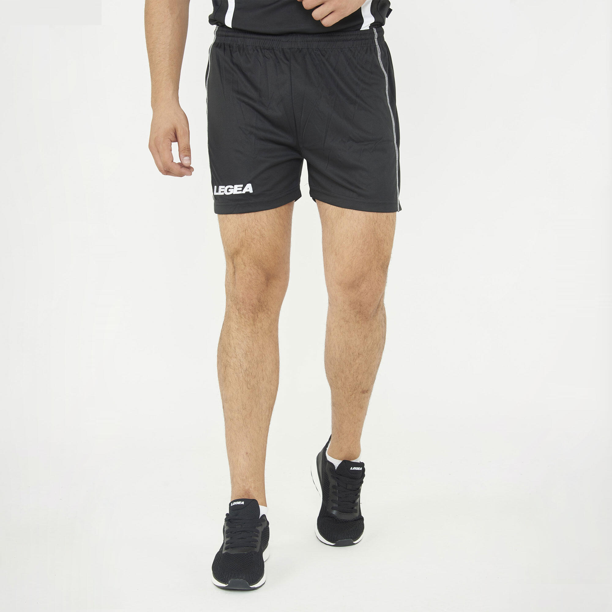 Kit calcio Vilnius per allenamento e partita nero-bianco 2/7