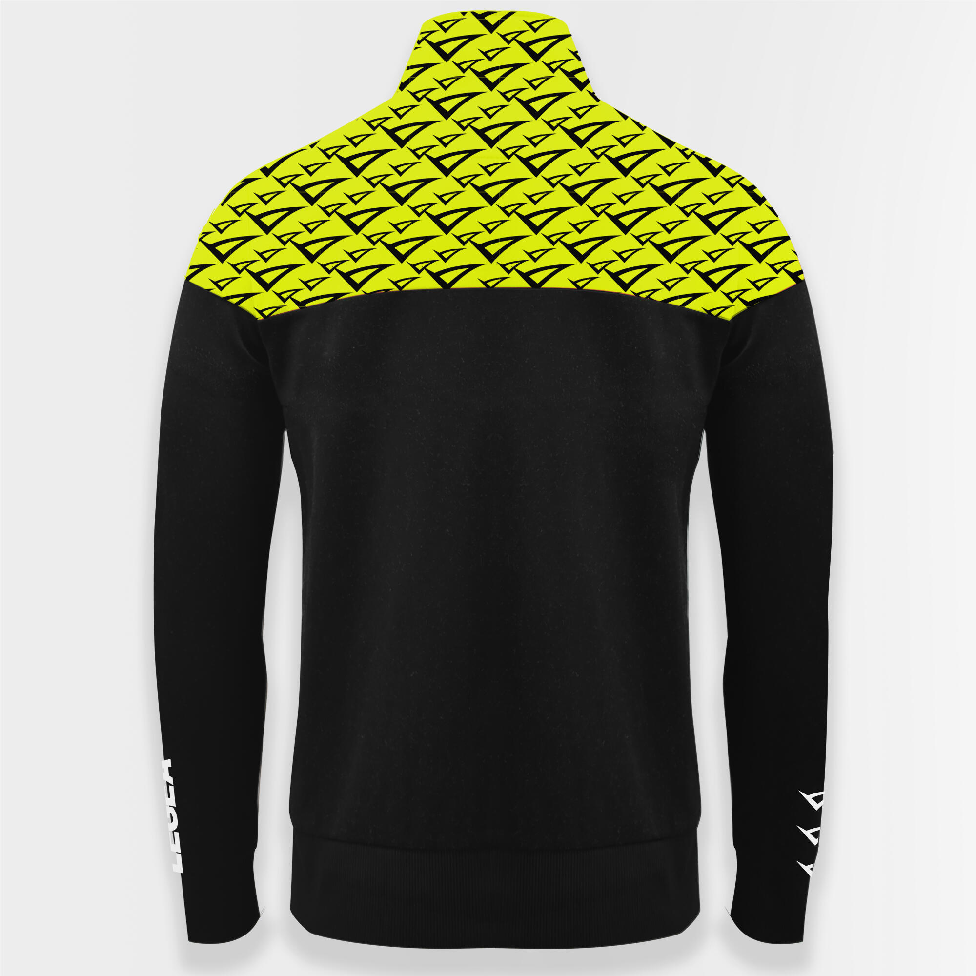 Giacca Arkansas da running con cappuccio nero-giallo 4/7