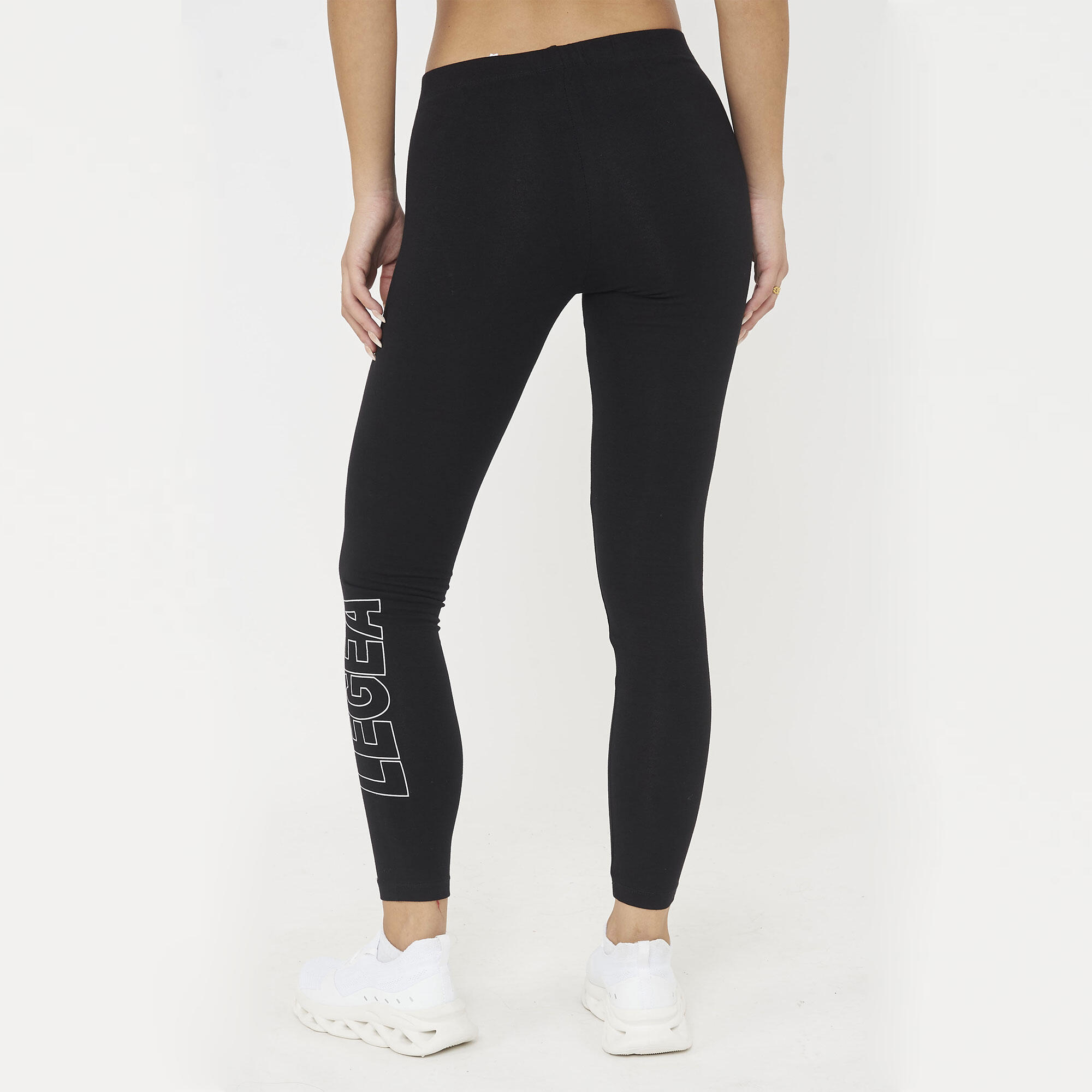 Dames Hardloopleggings LEGEA Levery Zwart 2/6