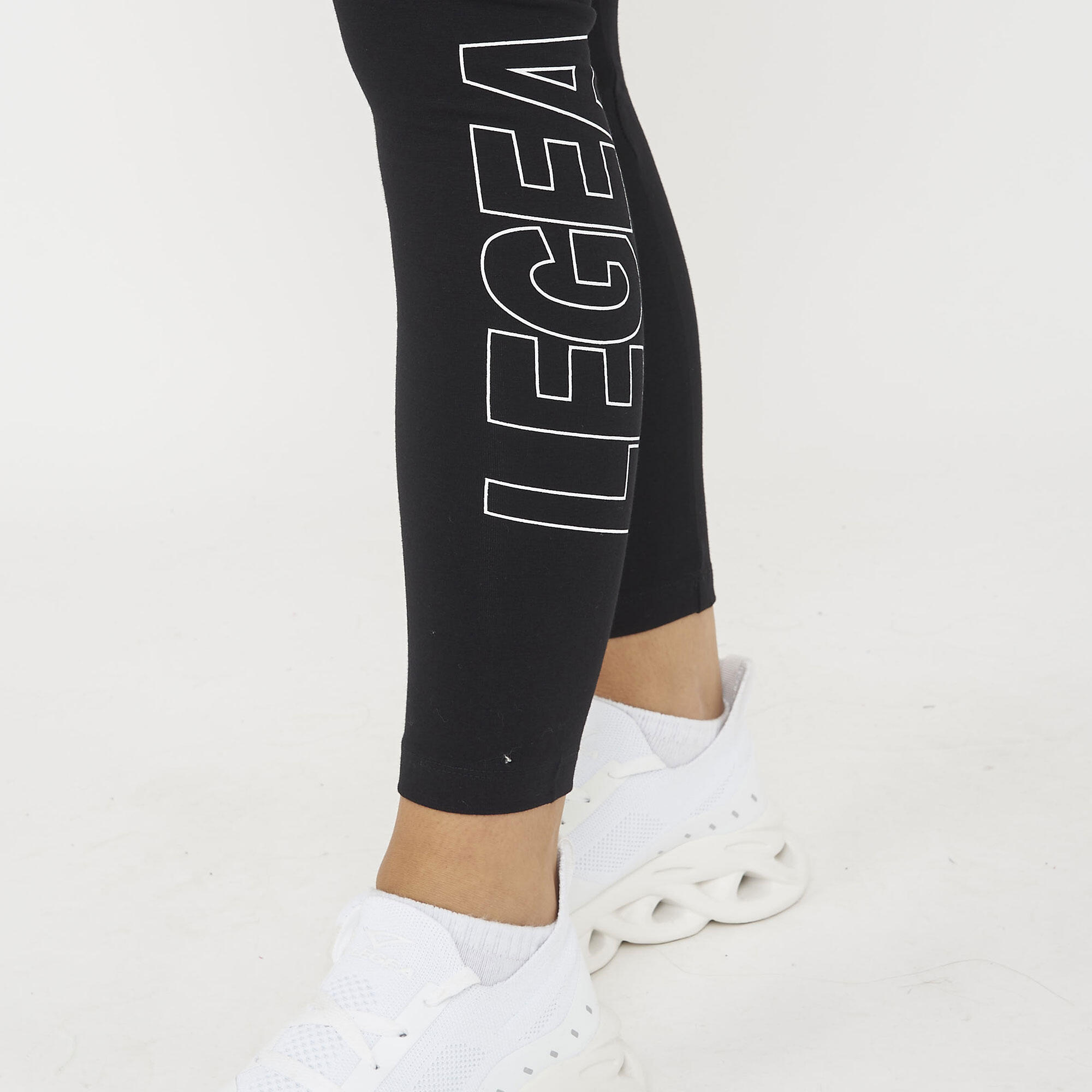 Dames Hardloopleggings LEGEA Levery Zwart 5/6