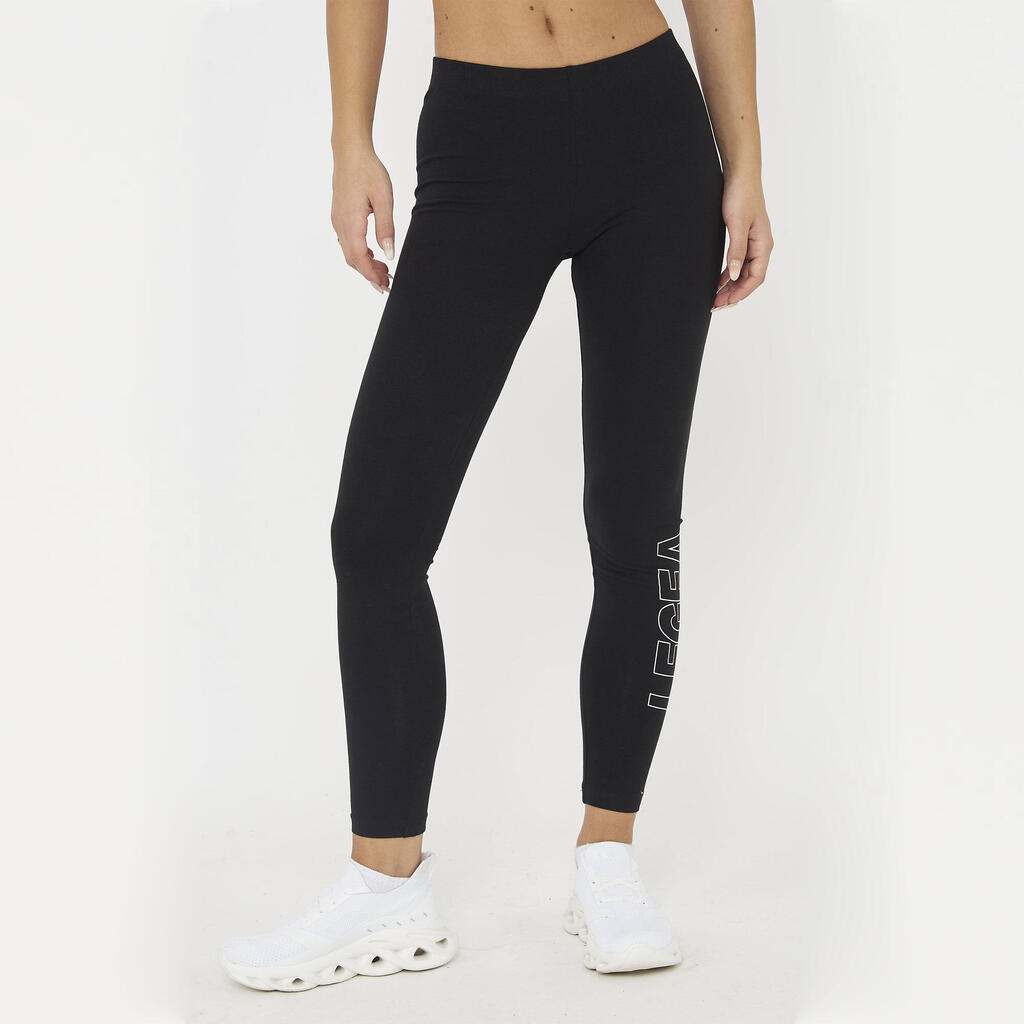 Women's Running Leggings LEGEA Levery Black
