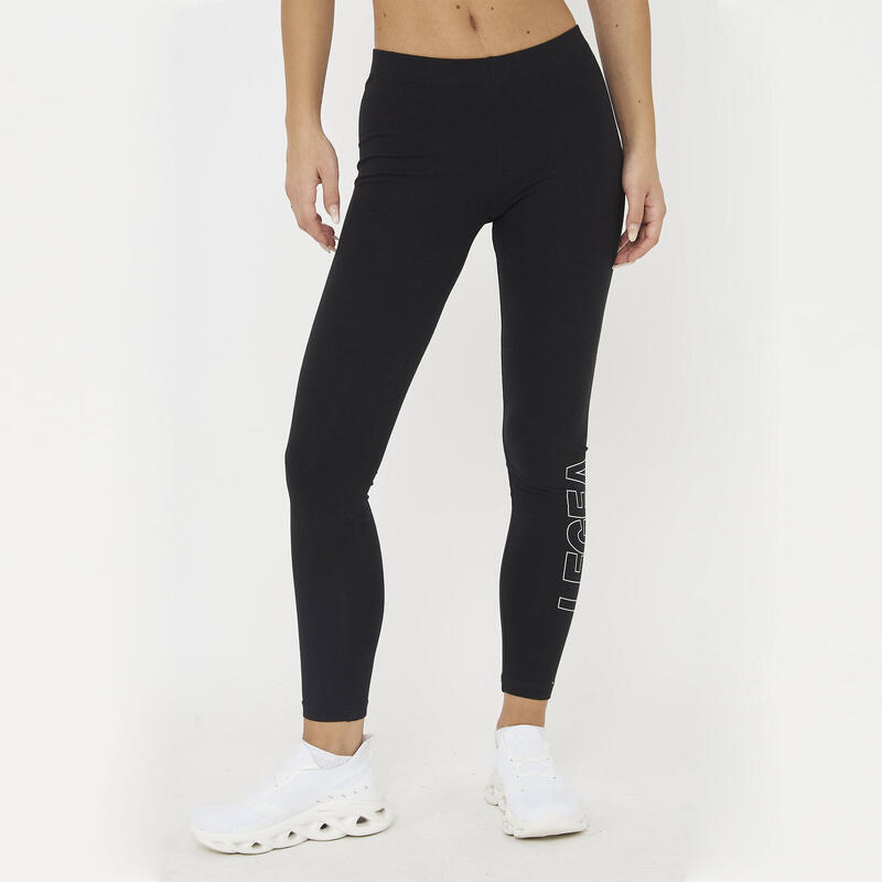Femei Fitness Leggings A Vita Inalta Traspirant Negru LEGEA Levery