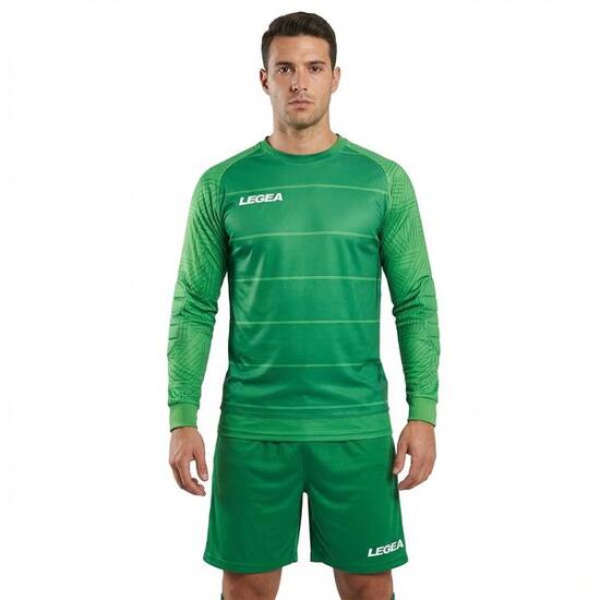 Kit portiere Calderon maglia e pantaloni grigio scuro-celeste