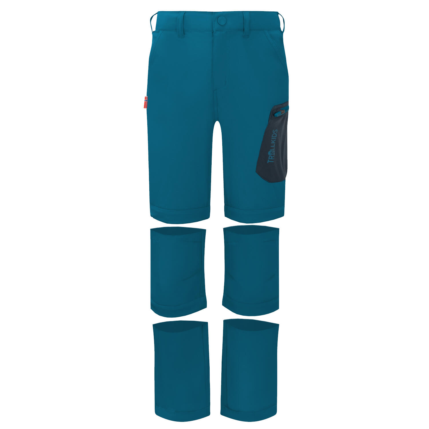 Kids Preikestolen Double Zip-Off Pants 6/6