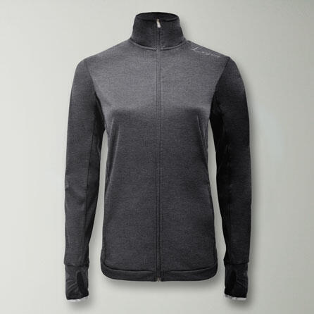 Femme Course Veste ACT-JACKET ROOEL Polyester Gris Mélangé Foncé 2/2
