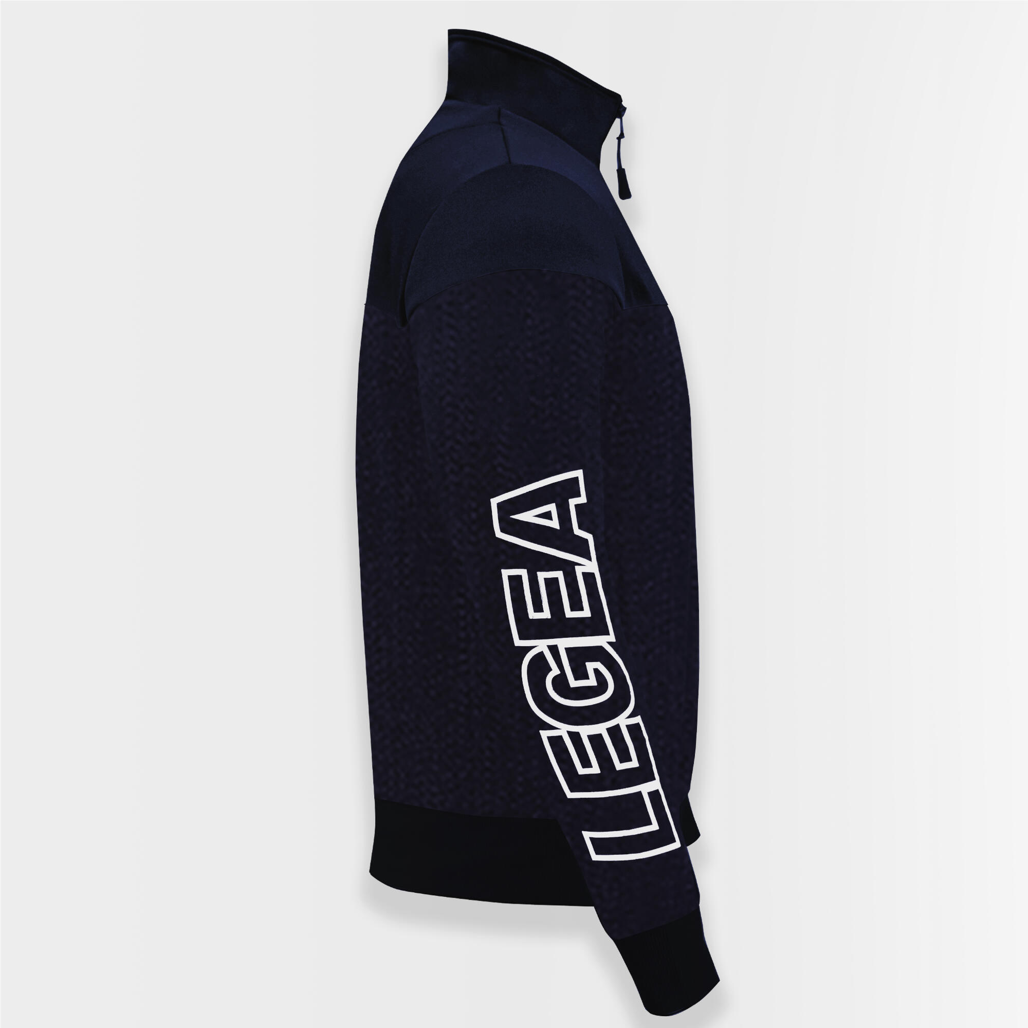 Giacca Illinois da running e training con cappuccio blu-bianco 5/7