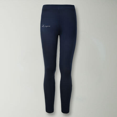 Damen Capri 3/4 Trainingsleggings Blau 2/2