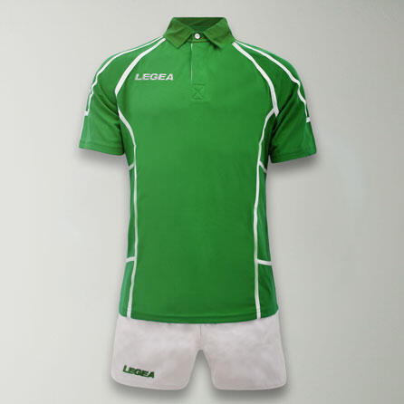 Sidney voetbalset met shirt en broek groen-wit 2/4