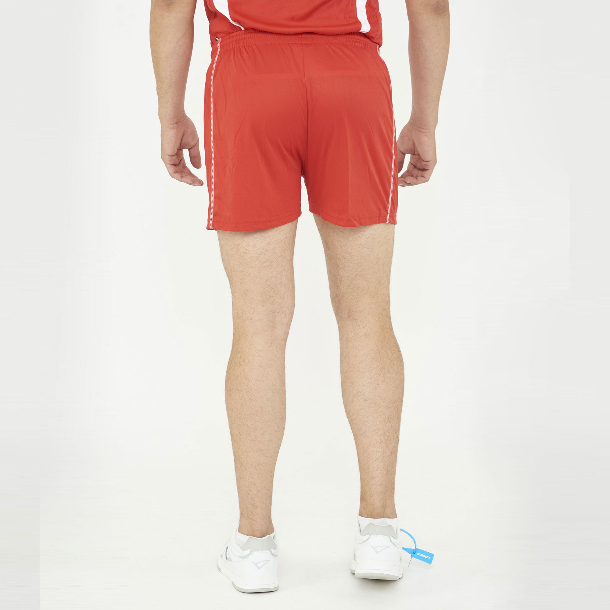 Kit calcio Vilnius per allenamento e partita rosso-bianco 5/7