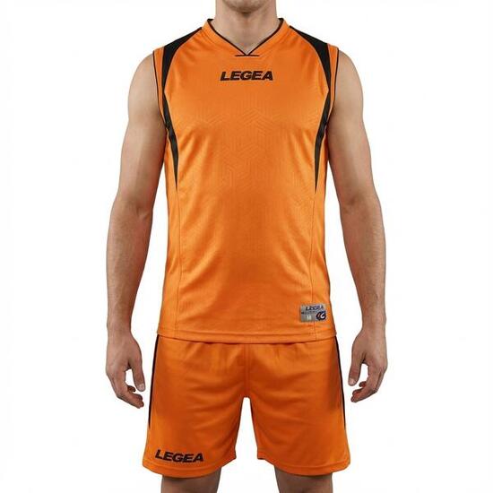 Ensemble de Football Homme Detroit Orange-Noir