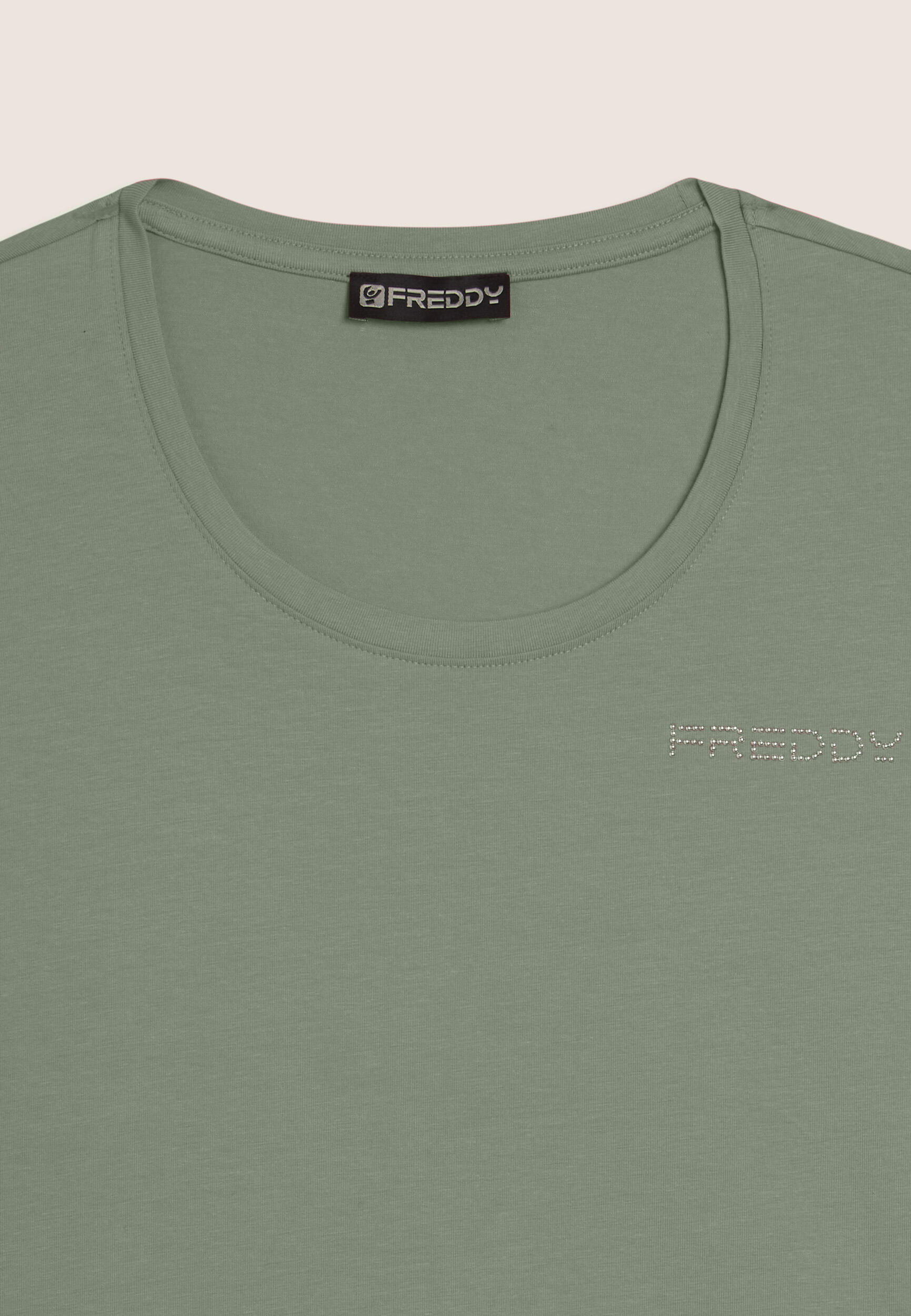T-shirt à manches courtes avec logo FREDDY et empiècements élastiques 3/3
