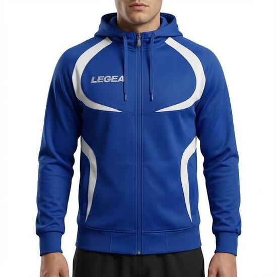 Veste d'échauffement Homme Tunisie bleu-blanc