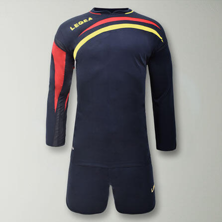 Fußballset Herren Training blau-gelb 2/2