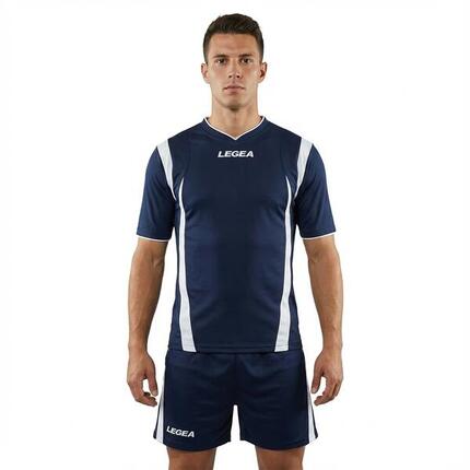 Kit de football d'entraînement homme blanc-bleu