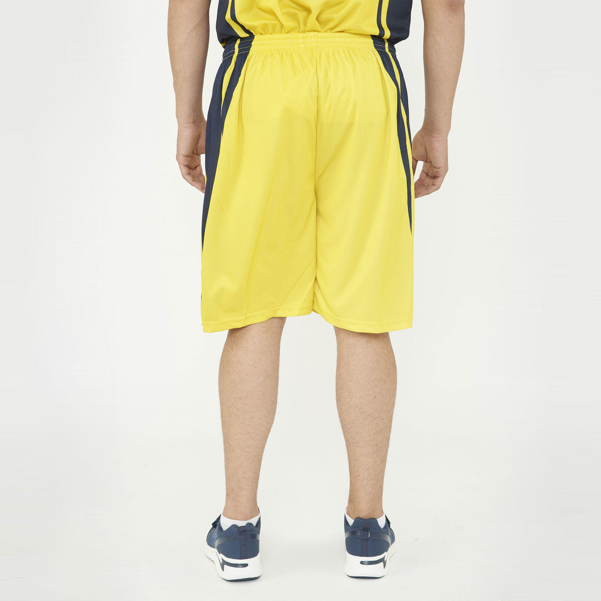 Homem Kit de Basquetebol Jackson Amarelo-Azul 4/6