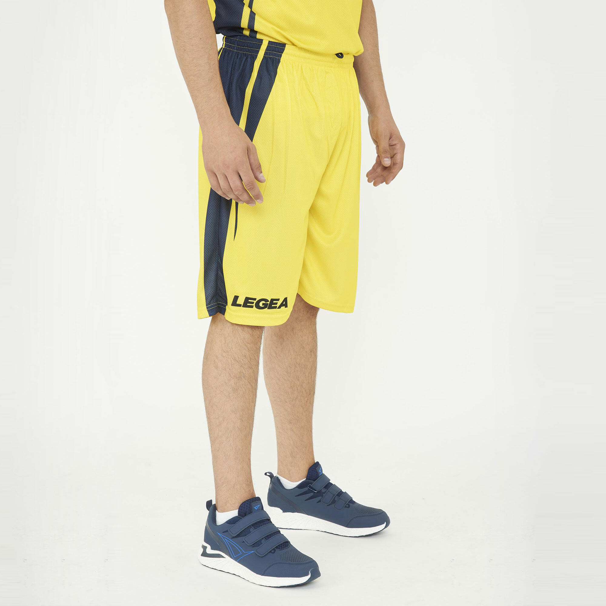Homem Kit de Basquetebol Jackson Amarelo-Azul 6/6