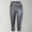 Femei Fitness Pantaloncini Modellanti Control Addome Grigio Melange