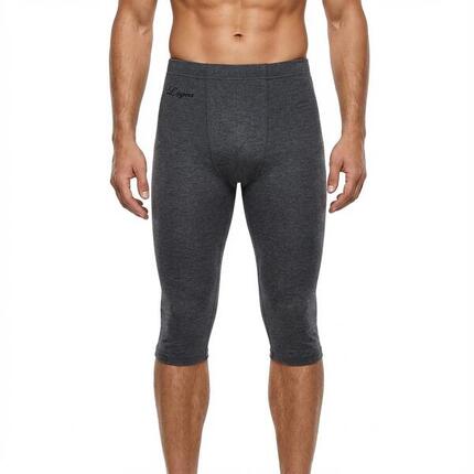 Damen Lauf 3/4 Hose Barika Dunkelgrau Melange