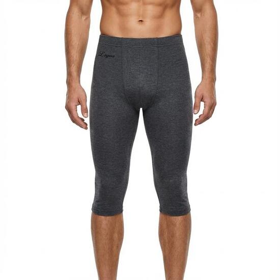 Damen Lauf 3/4 Hose Barika Dunkelgrau Melange