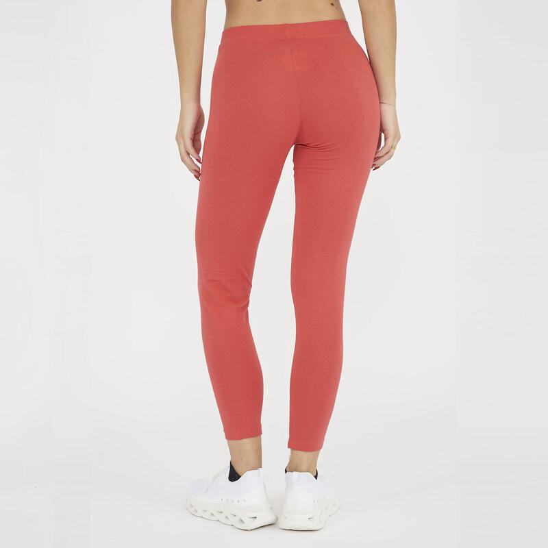 Femei Yoga Leggings Bumbac Elasticizat Traspirant Corai