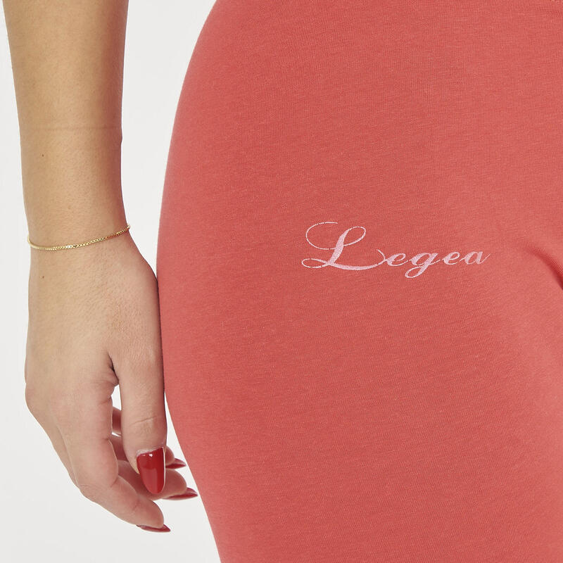 Femei Yoga Leggings Bumbac Elasticizat Traspirant Corai
