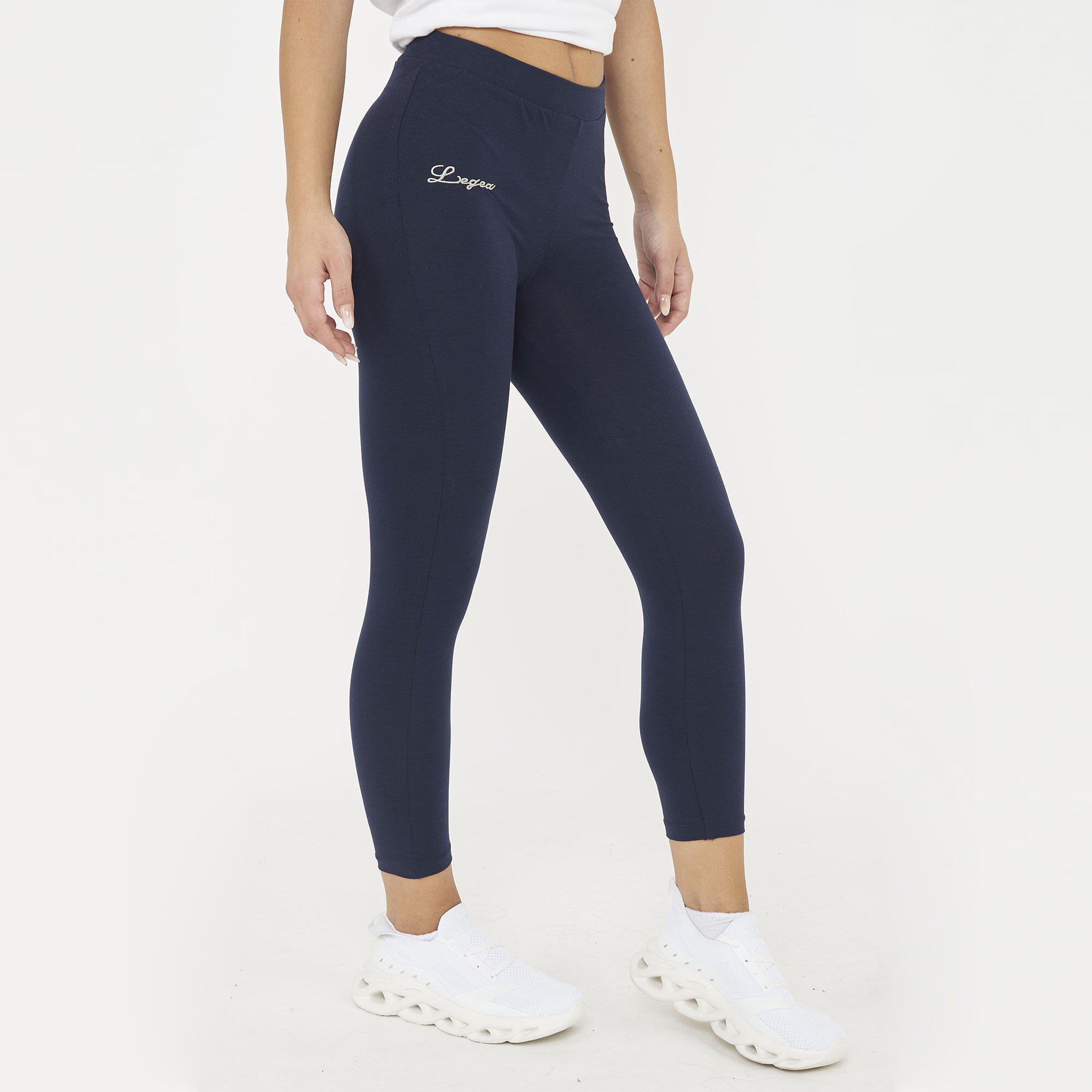 Dames Capri Training Katoen Elastisch Extra Comfort Blauw 4/5