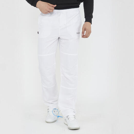 Homme Course Pantalon Polyester Caractéristiques Clés Blanc