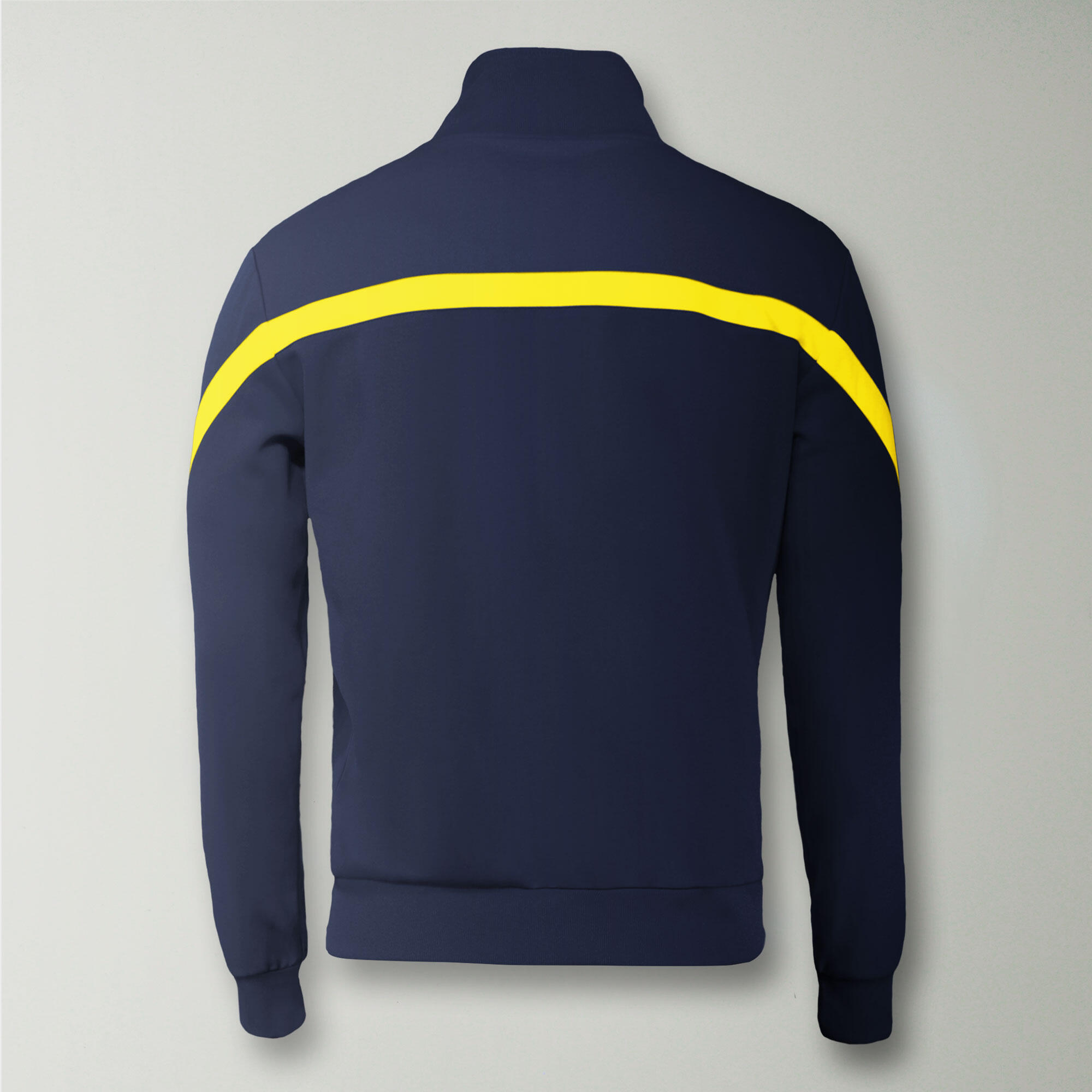 Veste de course Salvador bleu-jaune 2/4
