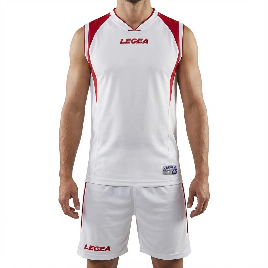 Men's Football Training Kit Red-White Detroit