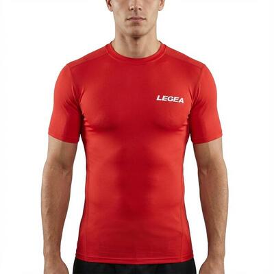 Heren hardlopen lange mouwen t-shirt body 2 rood