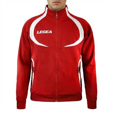 Damen Laufjacke Tokyo Atmungsaktives Polyester Rot-Weiß