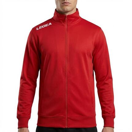 Herren Trainingsjacke mit Kapuze Grau Meliert
