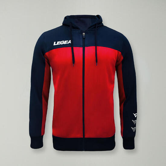 Veste de course et d'entraînement Flex bleu-rouge