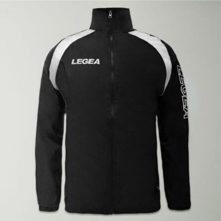 Giacca antipioggia da running VENTO nero-bianco 2/4