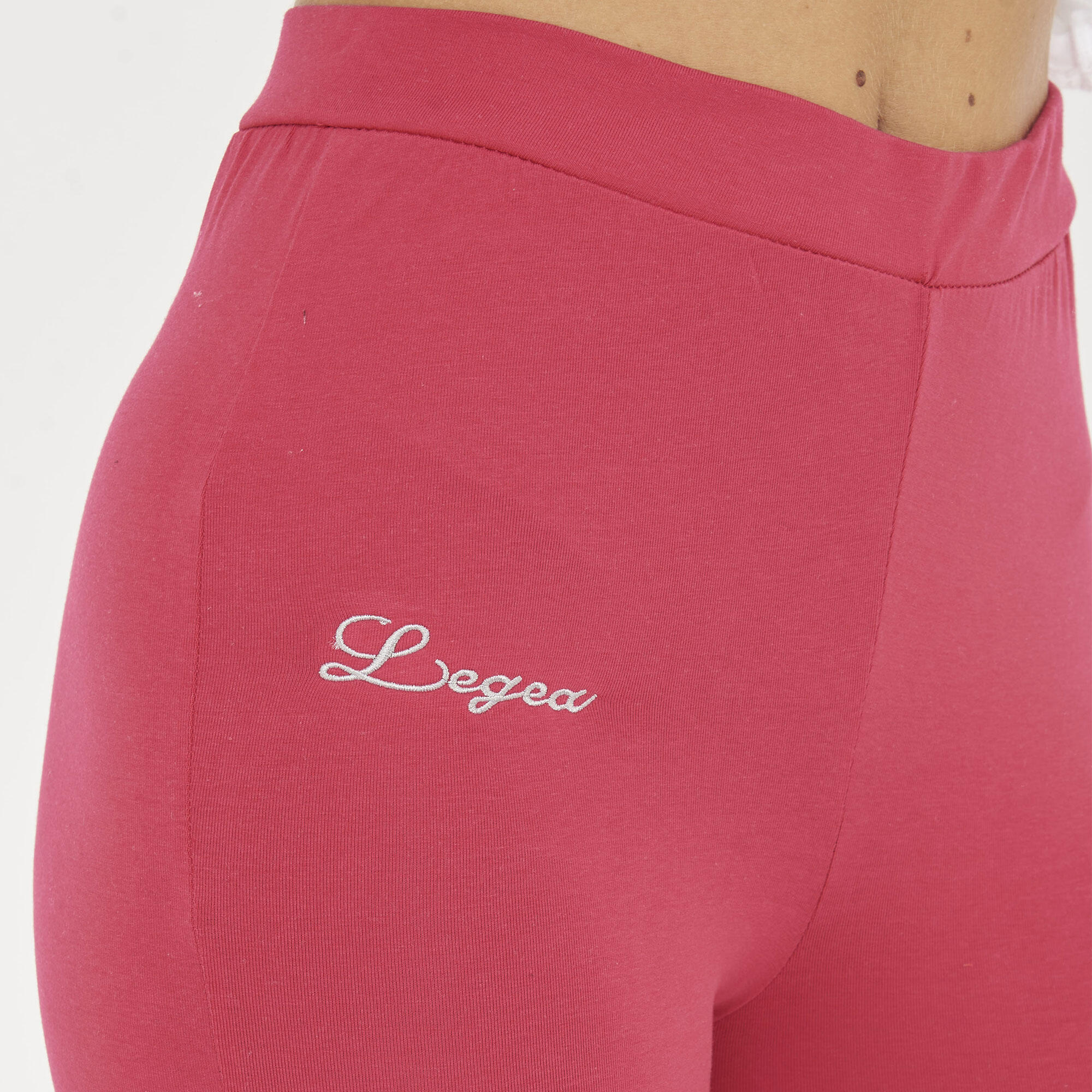 Capri de training en coton élastique cerise 5/5