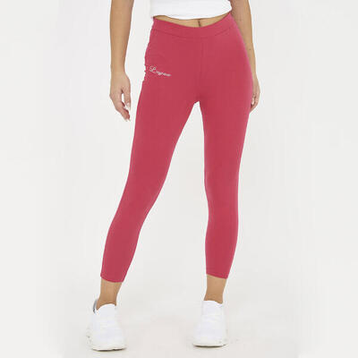 Kersenrode elastische capri training broek