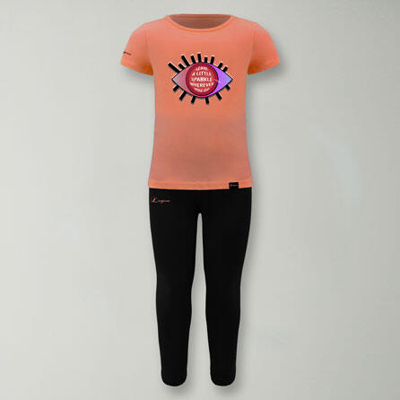 Ensemble fille avec manches courtes et leggings Vetra 2/2
