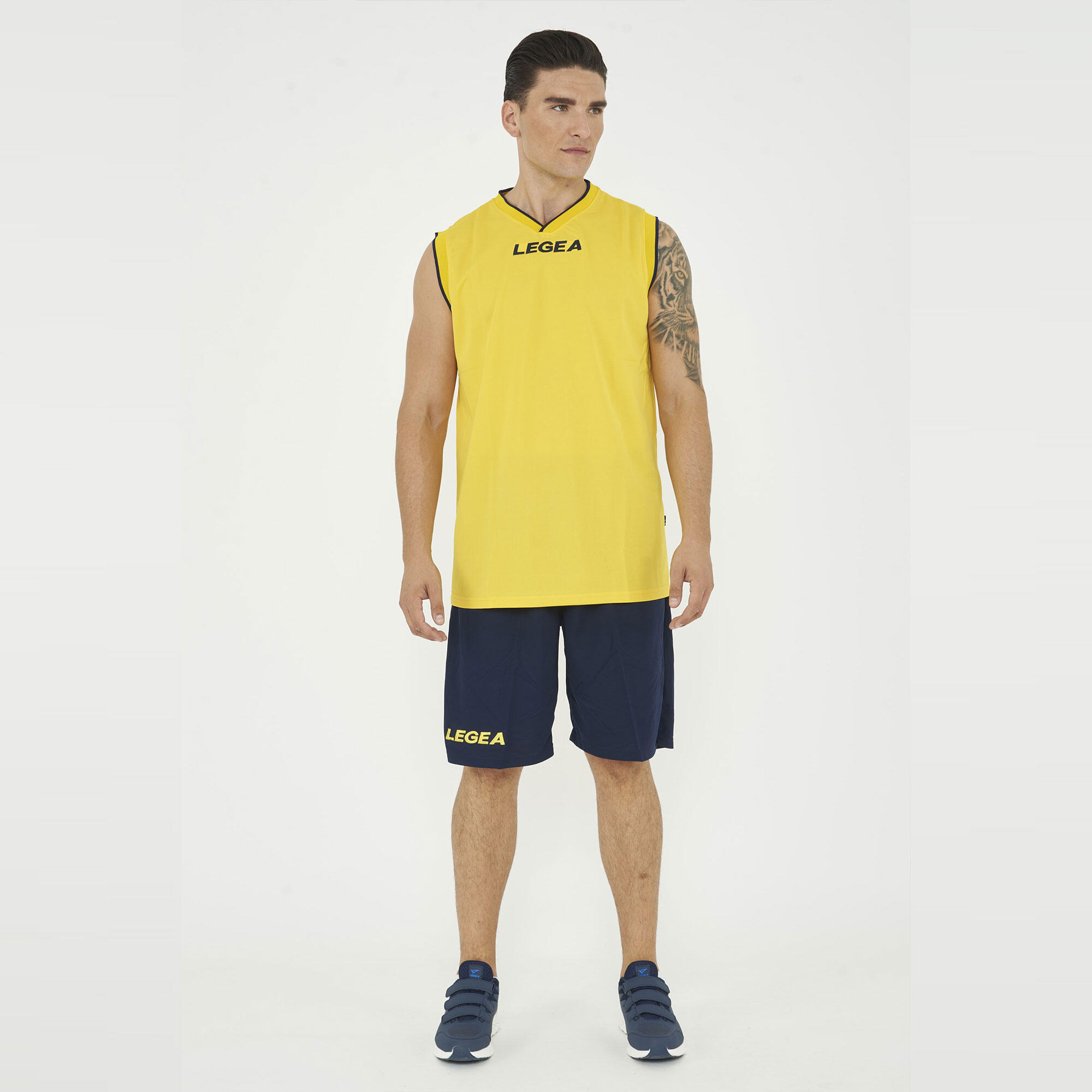 Trainings-Fußballset Herren gelb-blau 2/7