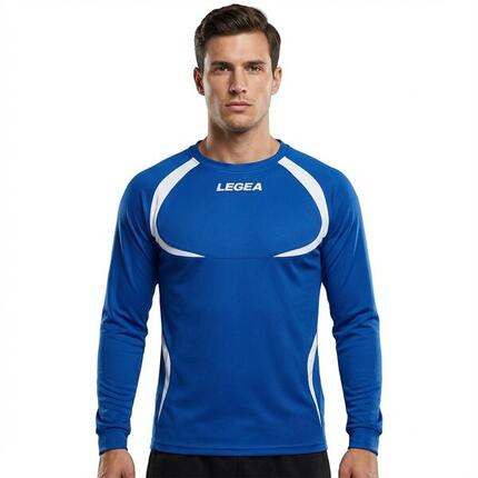 T-shirt de running Taipei ML respirante bleu-blanc