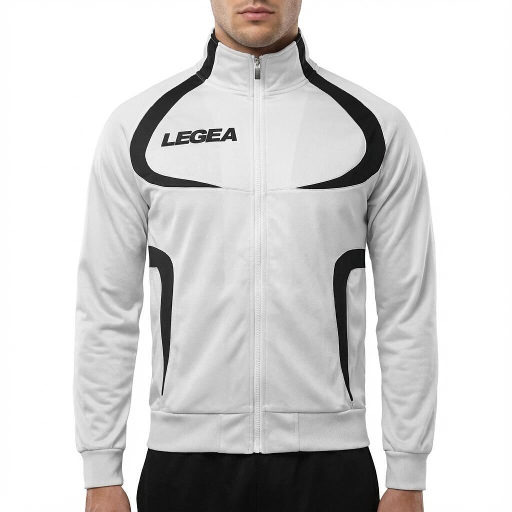 Men's Running Jacket Bogota' Special - Windproof White-Black