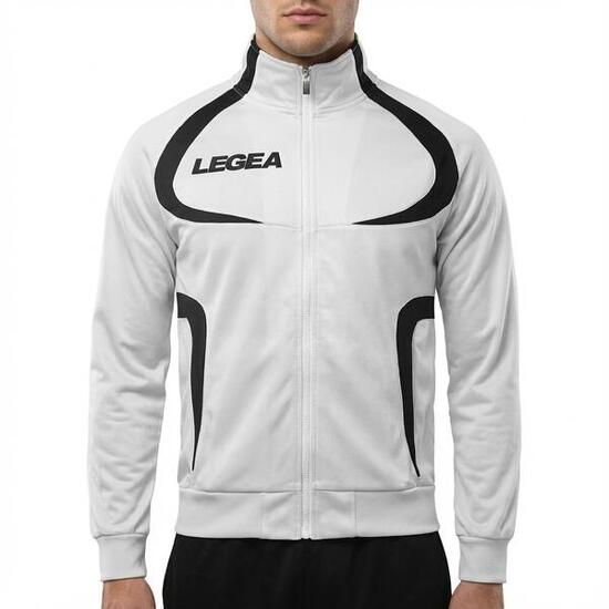 Veste de running Bogota' Special pour homme - Coupe-vent blanc-noir