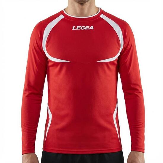 Homme Course T-shirt Taipei ML Caractéristiques Clés Rouge-Blanc