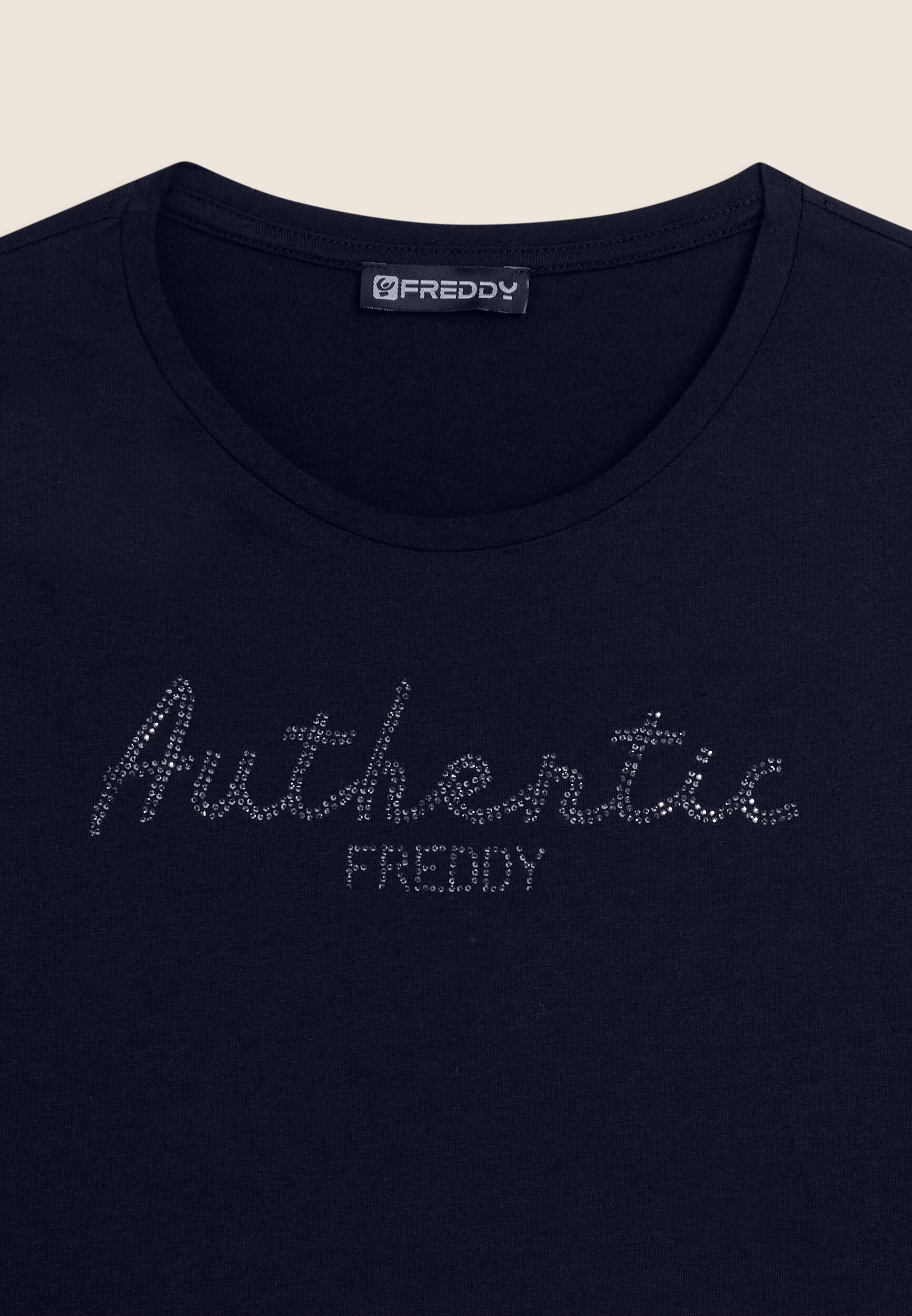T-shirt « Authentic » à manches 3/4 avec le logo FREDDY en paillettes 3/3